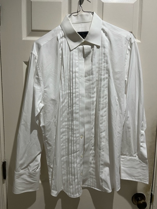 Jos. A. Bank Other - Jos. A. Bank White Pleated-Front Dress Shirt